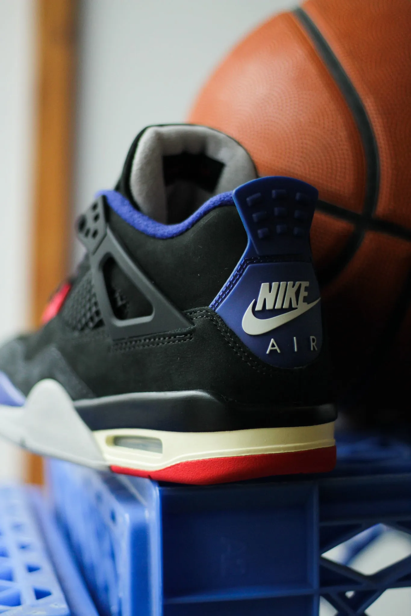 Balance 530 Sneakers AIR JORDAN 4 RETRO (GS) "BLACK/FIRE RED-DEEP ROYAL BLUE"