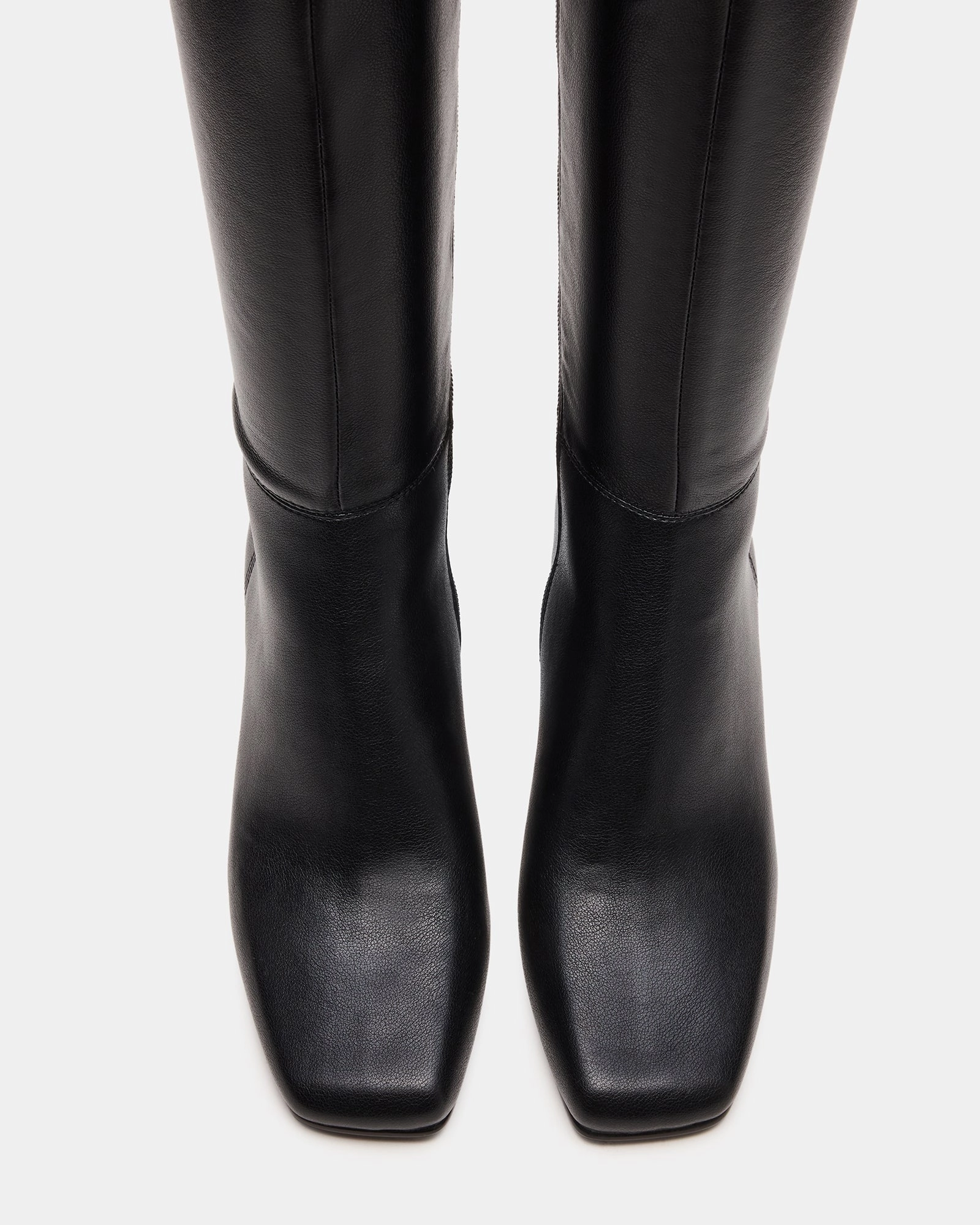 Side Zipper Cowboy Boots ELLIOT BLACK