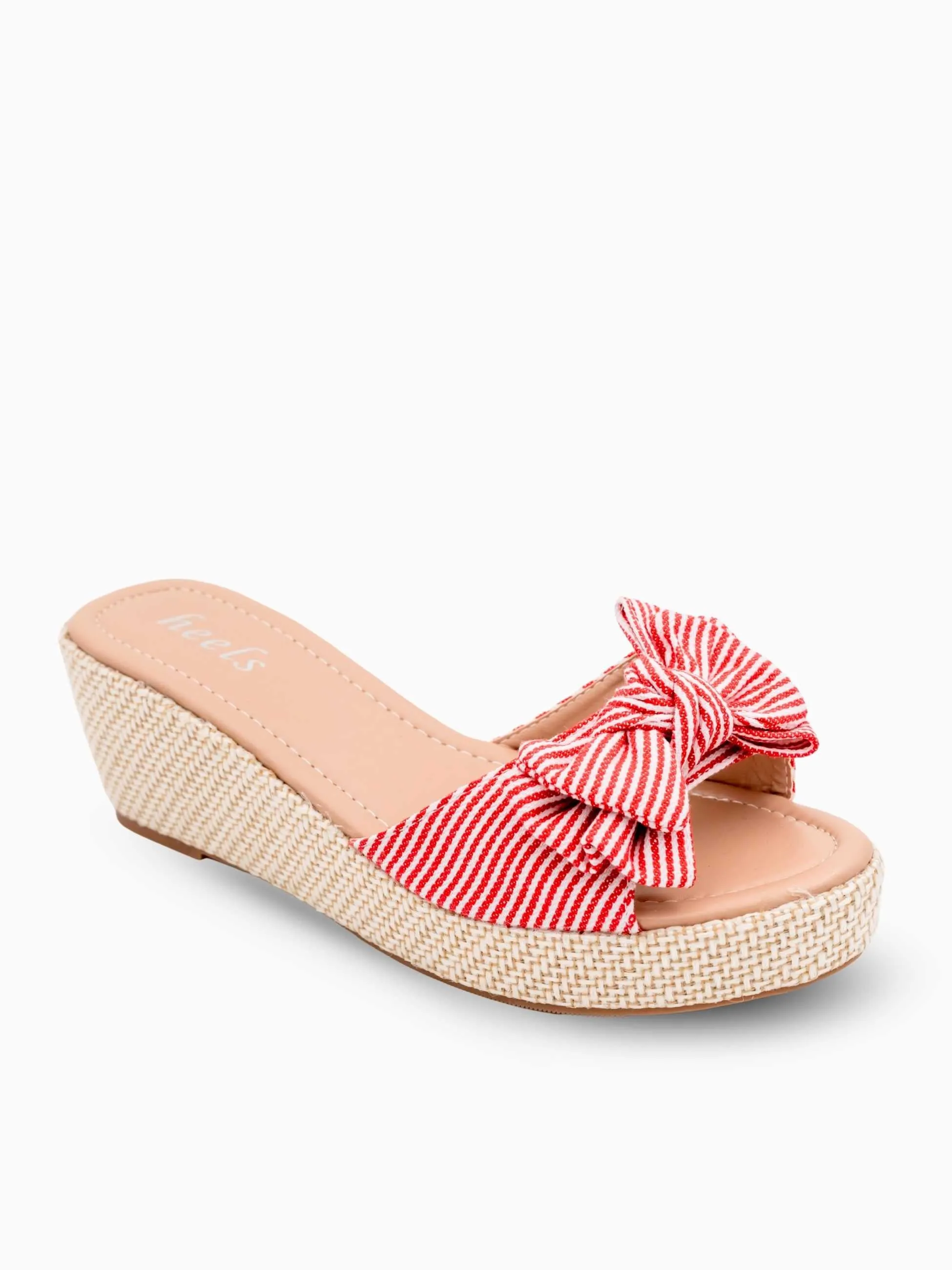 Heel Pain From High Heels Emma Knot Bow Wedge Heels