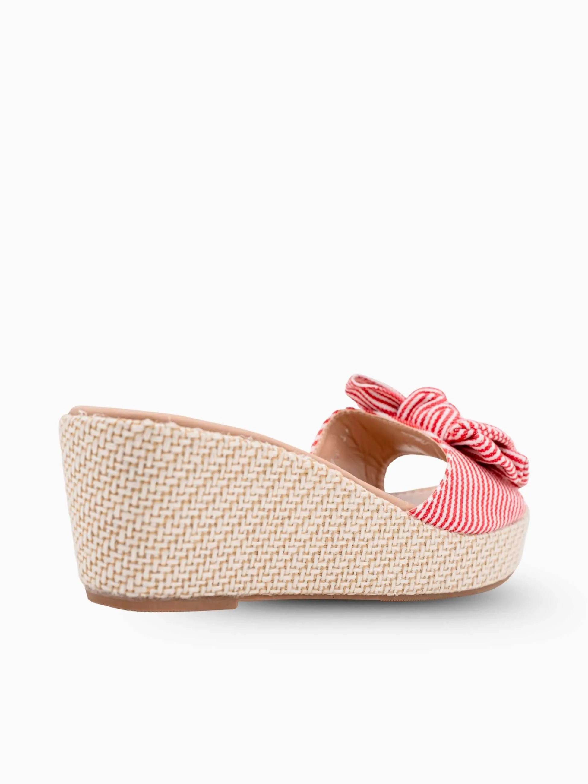 Emma Knot Bow Wedge Heels High Heels Yoga Pants