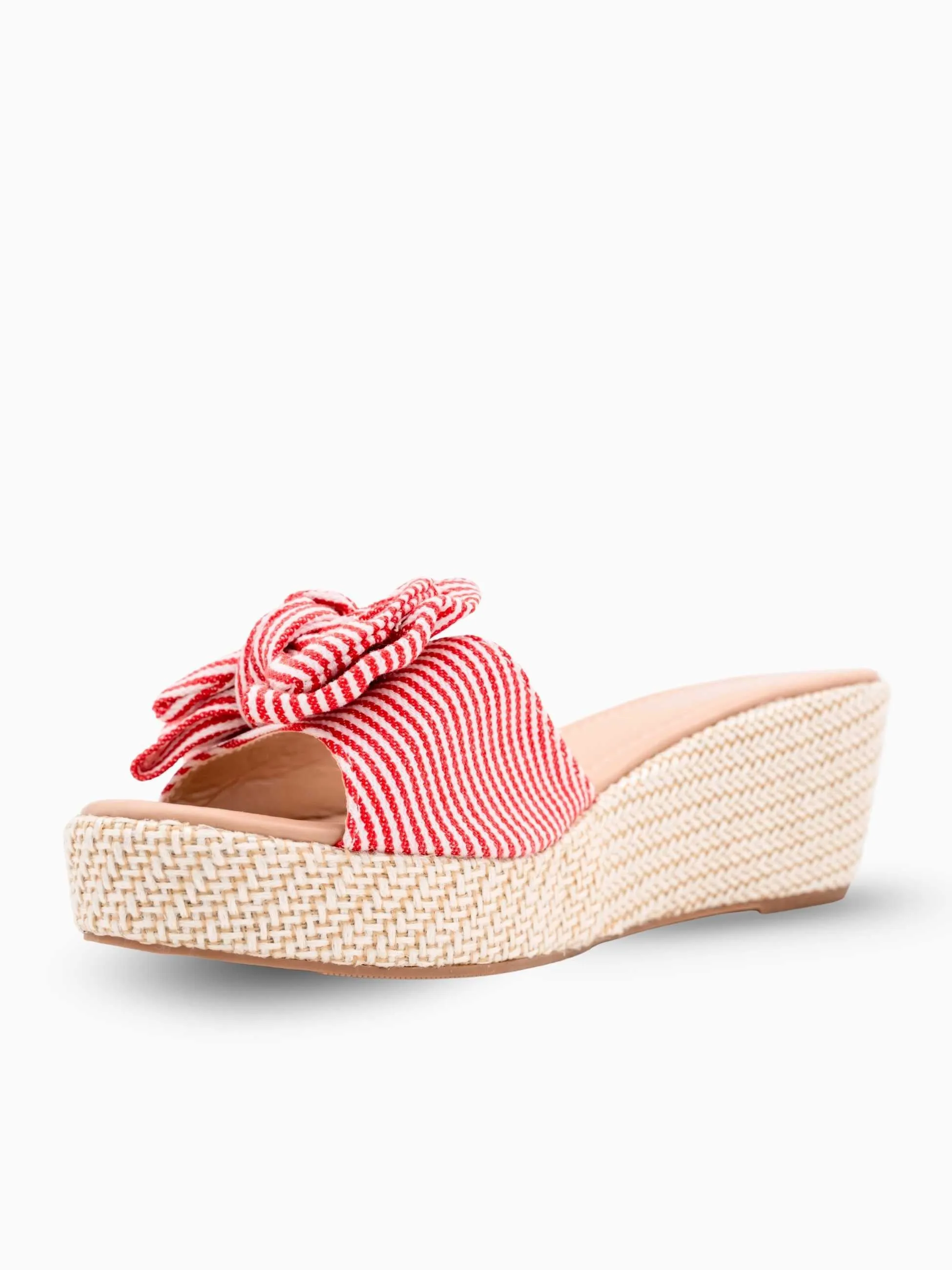 Sex With High Heels Emma Knot Bow Wedge Heels