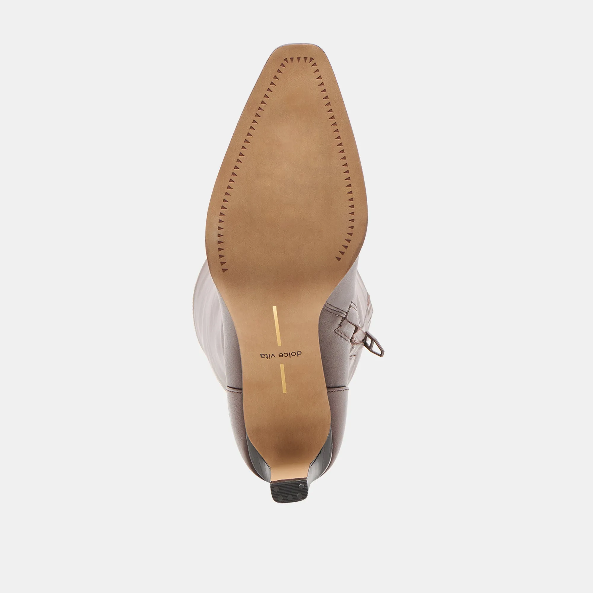 Boots With Gold EMMI BOOTS CHOCOLATE LEATHER