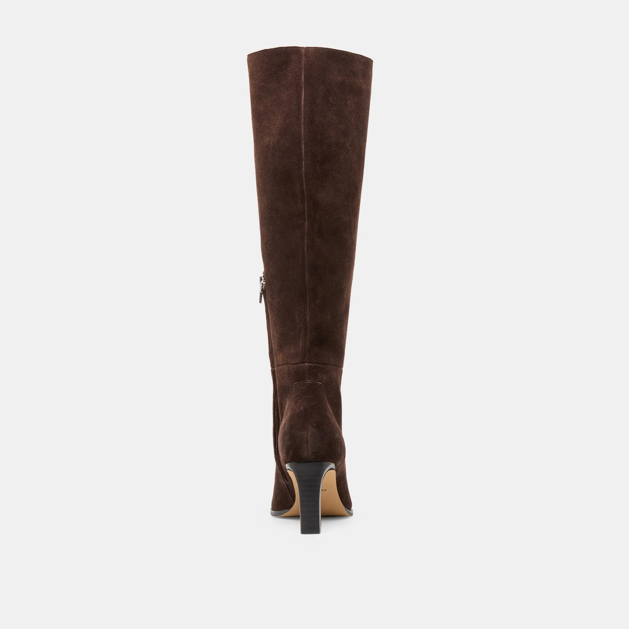 EMMI WIDE CALF BOOTS DK BROWN SUEDE Boots Fall