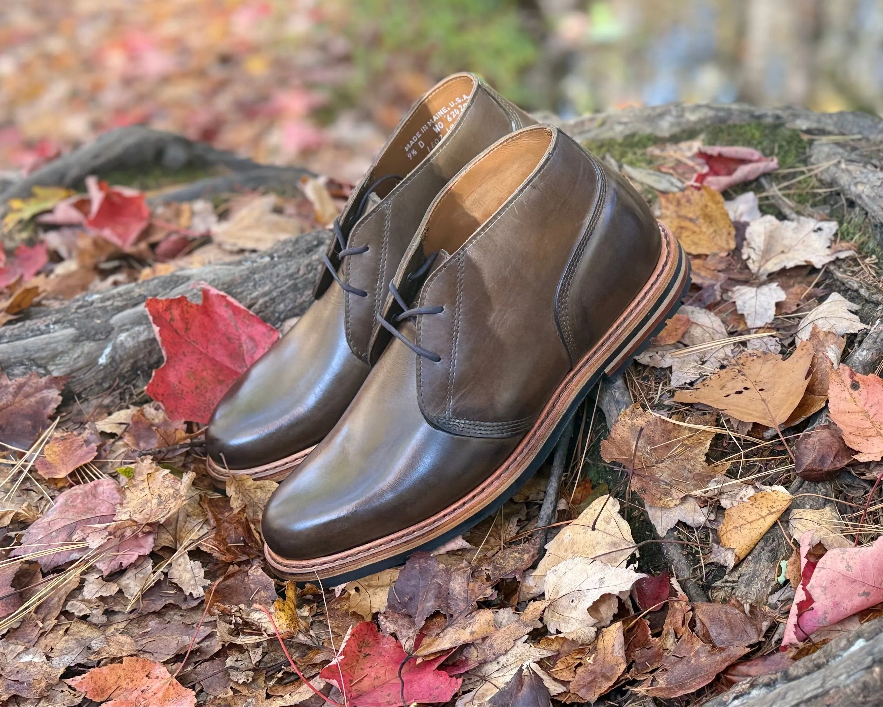 Berwick Gusset Chukka - Olive Mimosa Calf Skinny Leg Boots Online