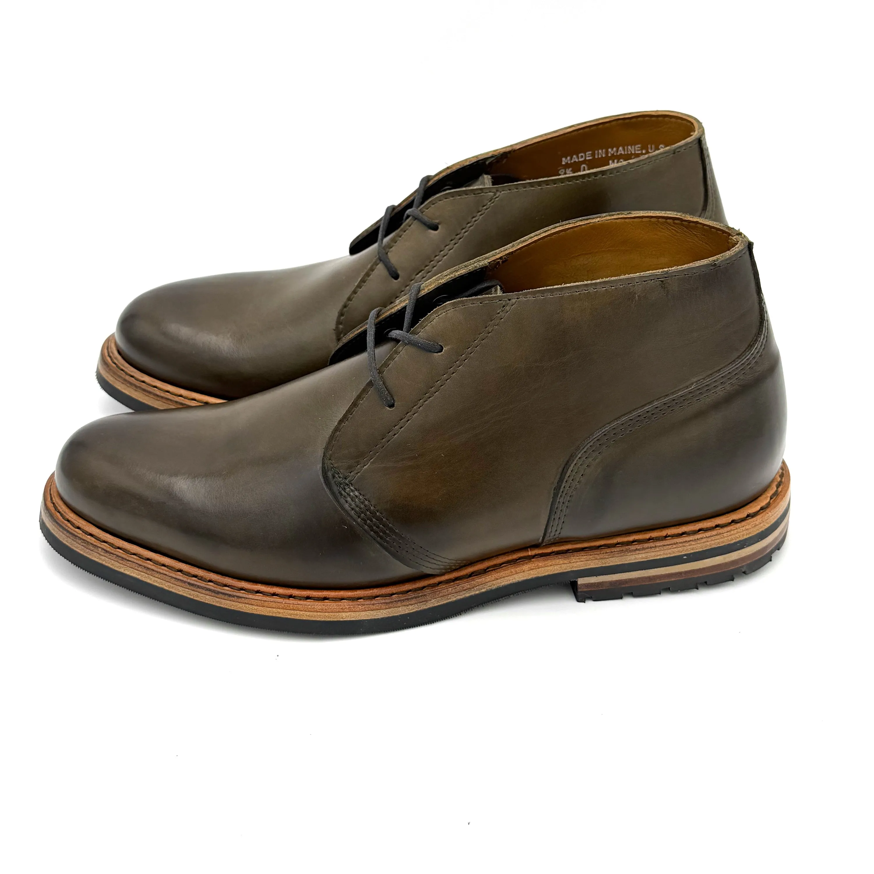 Berwick Gusset Chukka - Olive Mimosa Calf Harley Davidson Boots