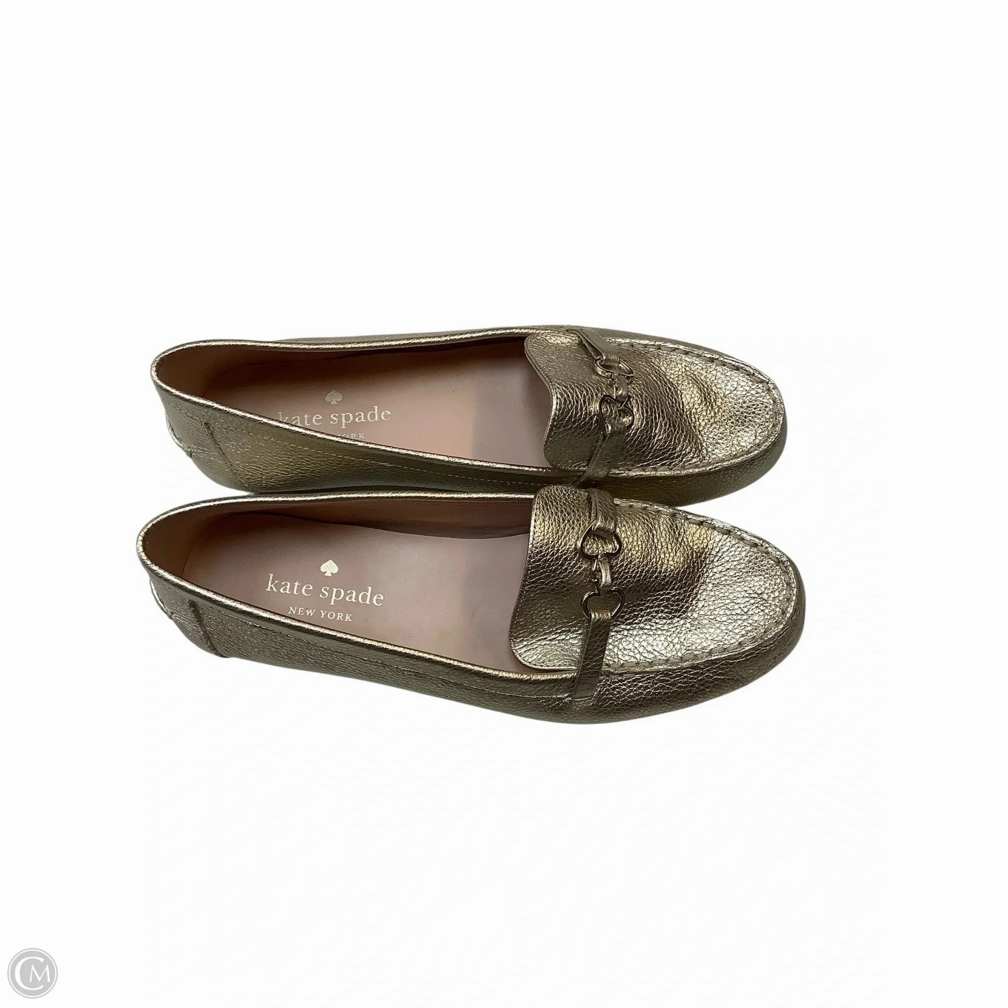 Business Casual With Boat Shoes Shoes Designer By Kate Spade In Gold, Size: 7.5