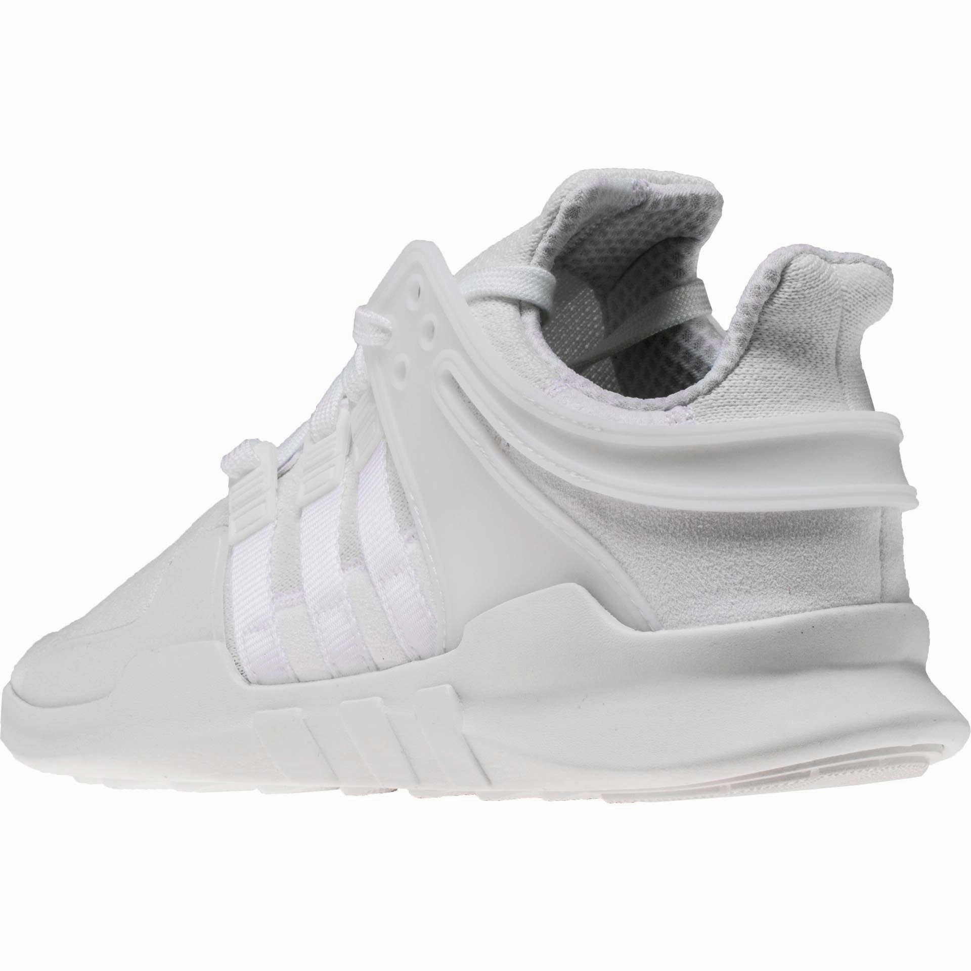 EQT Support ADV Triple White Men's - White Adidas Indoor Soccer Shoes Laceless