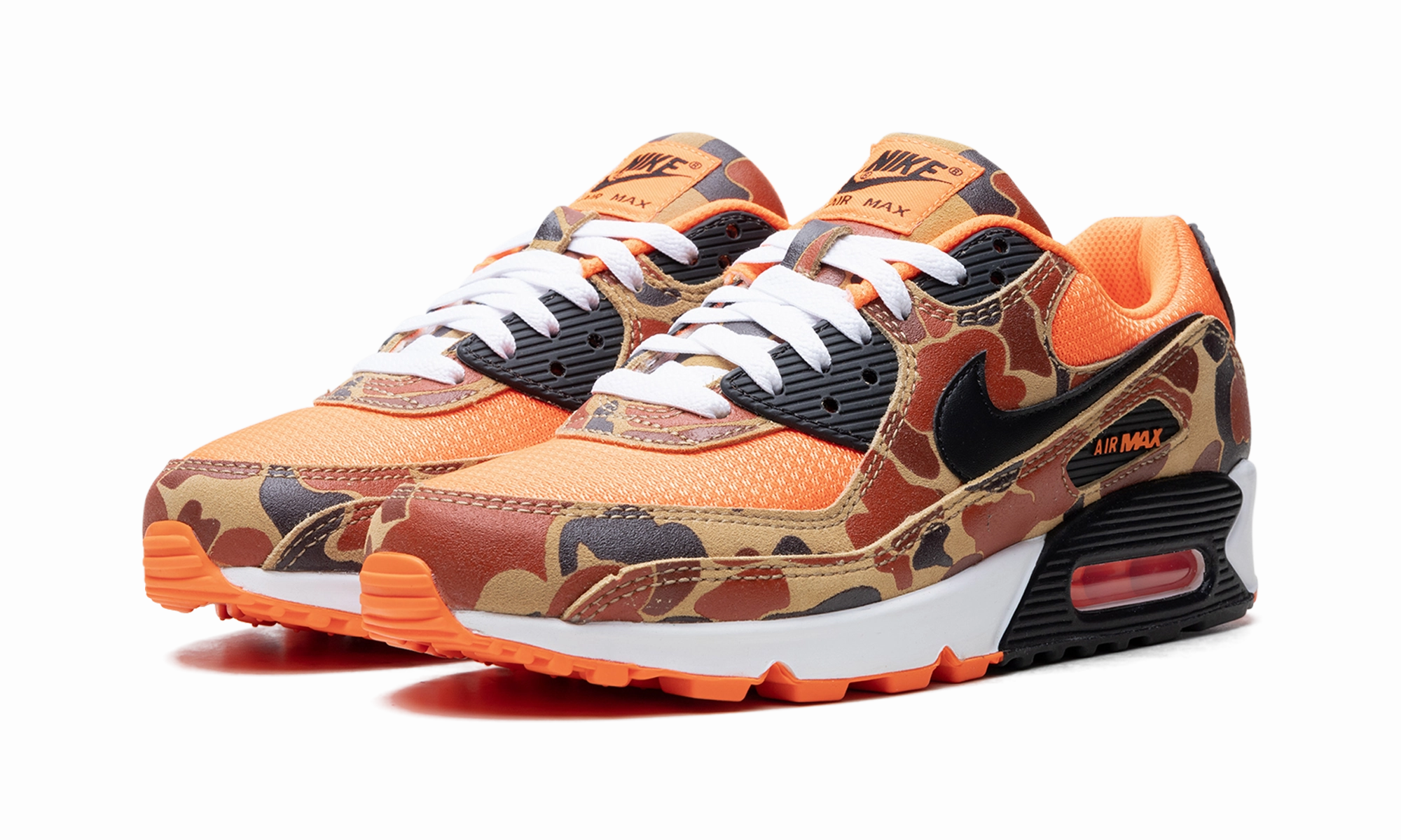 Nike Federer Shoes Air Max 90 "Orange Duck Camo"