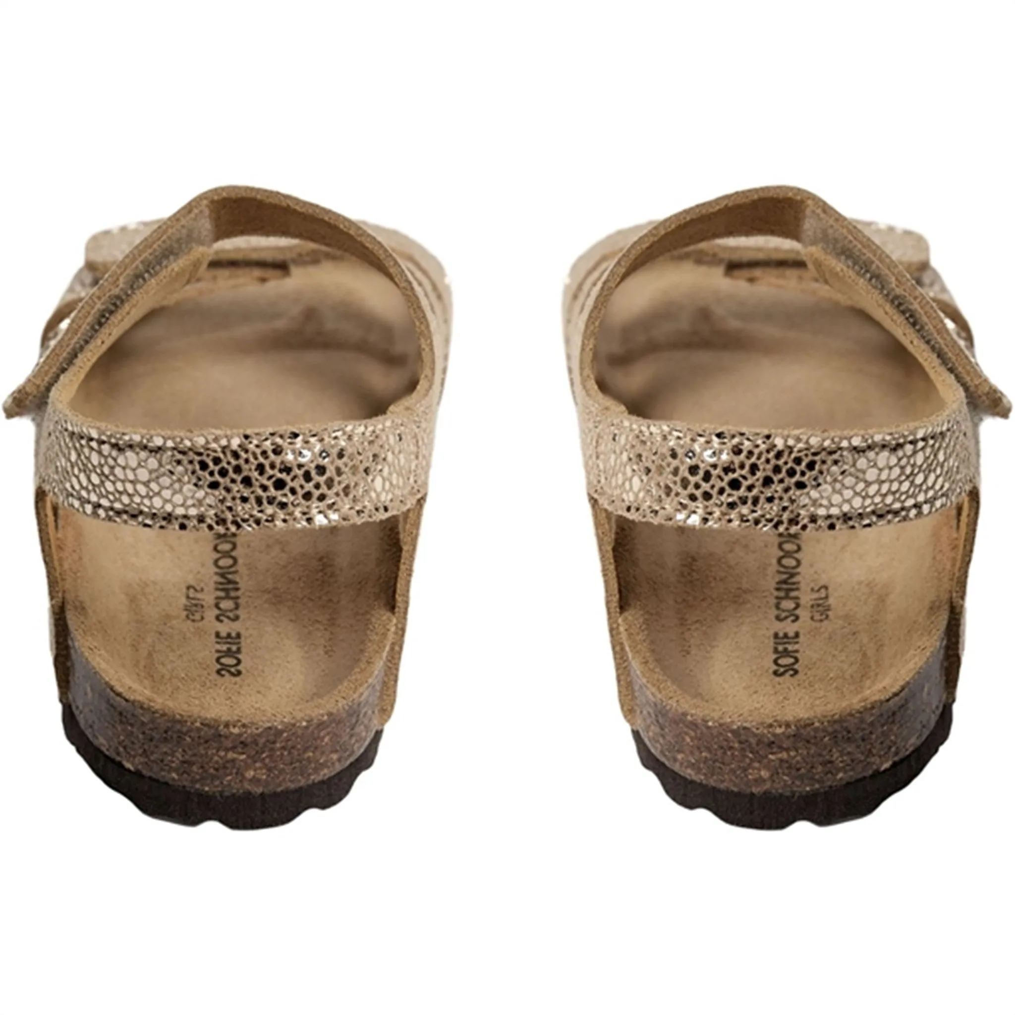Sofie Schnoor Beige With Gold Sandals Revitalign Sandals