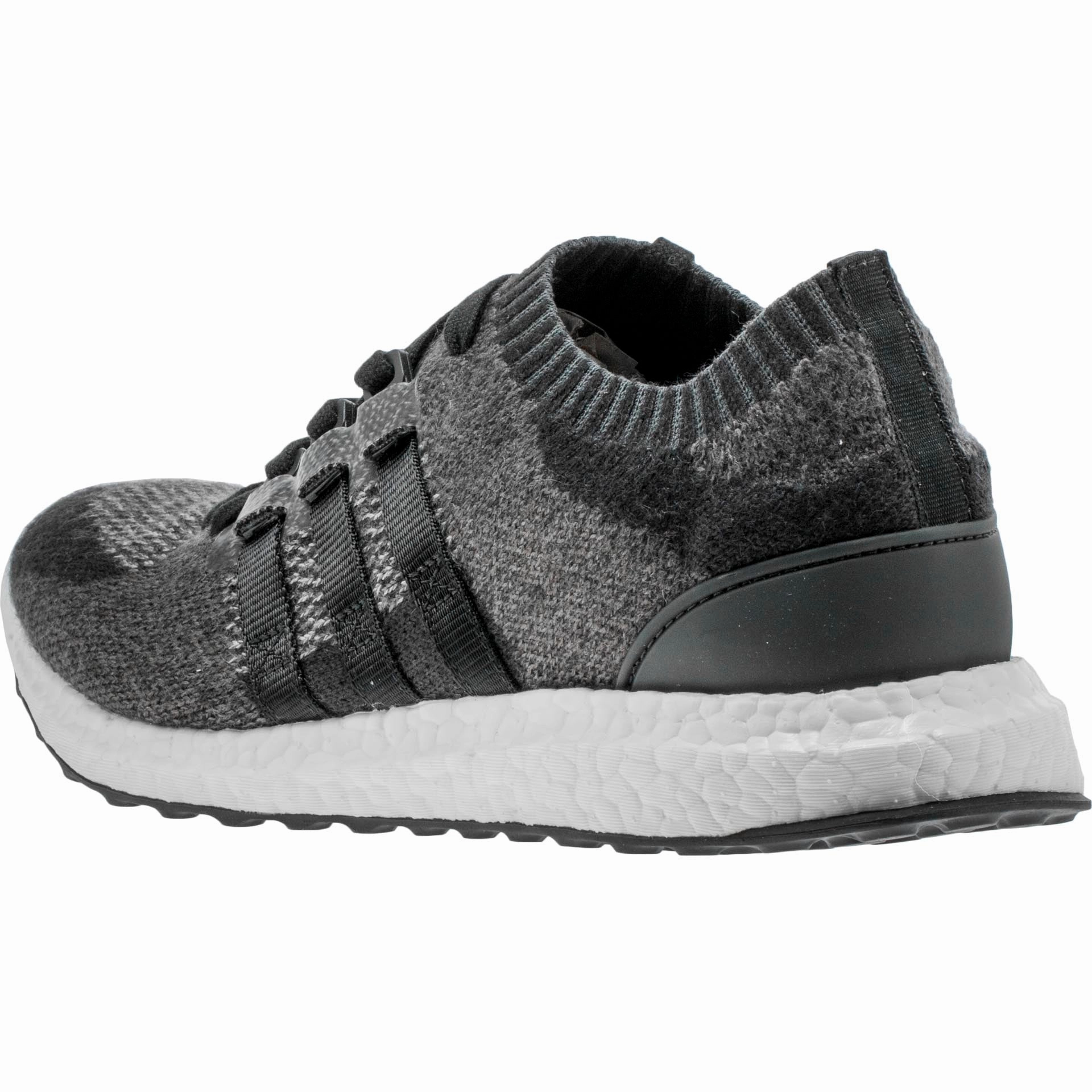 EQT Support Ultra Primeknit Core Black Men's - Black/Grey Vegan Adidas Shoes