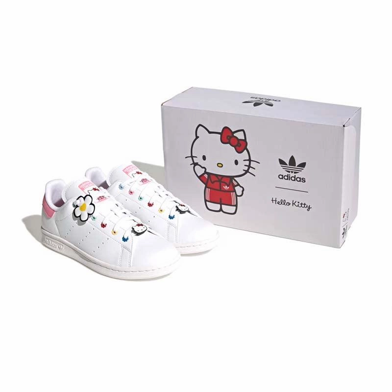   Hello Kitty Kid's Stan Smith 'Bliss Pink' Adidas Pronation Shoes