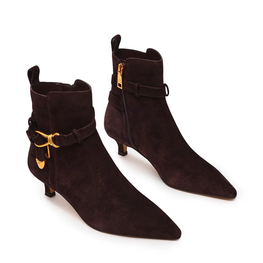 Academy Boots Roller Bootie BROWN SUEDE