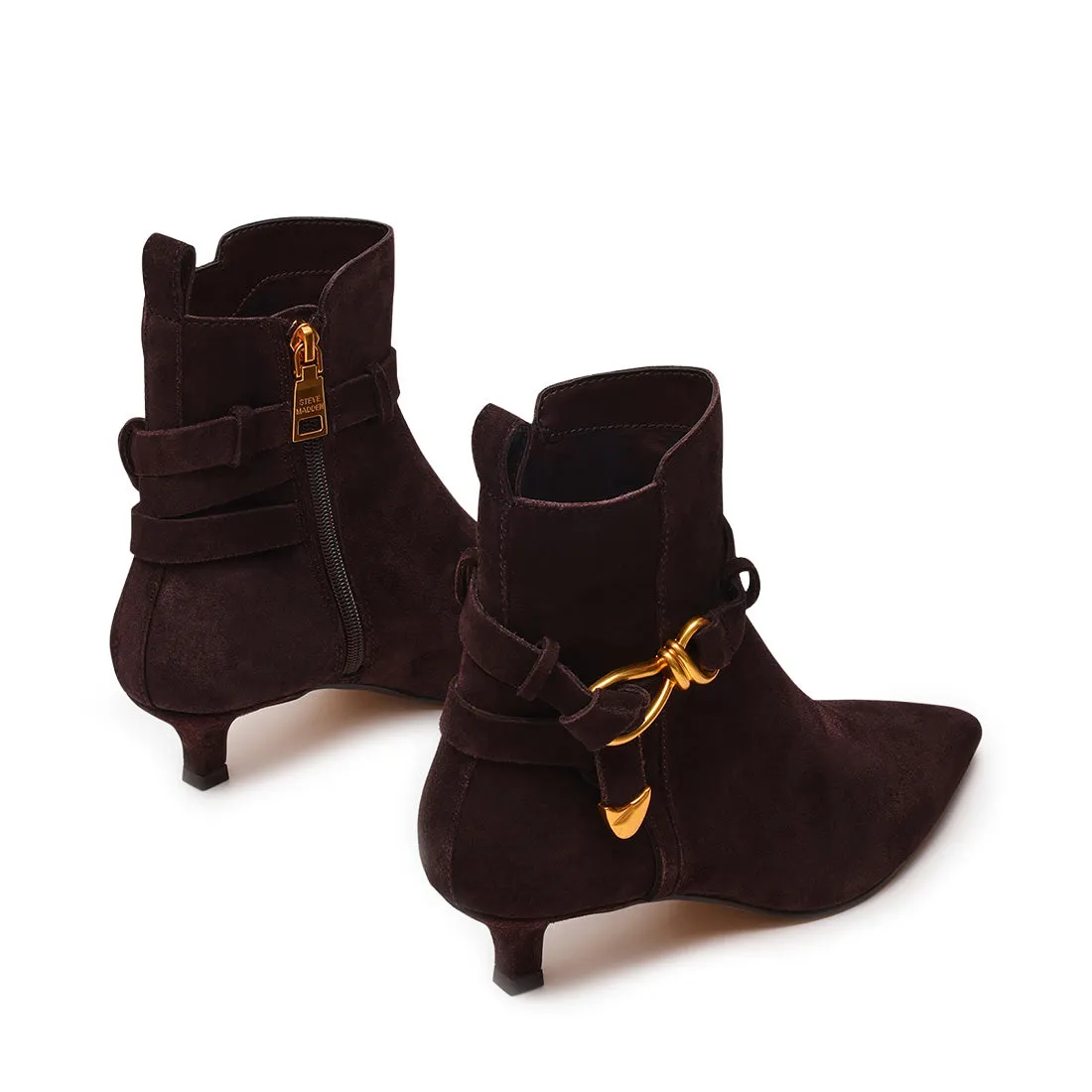 Rock Boots Roller Bootie BROWN SUEDE