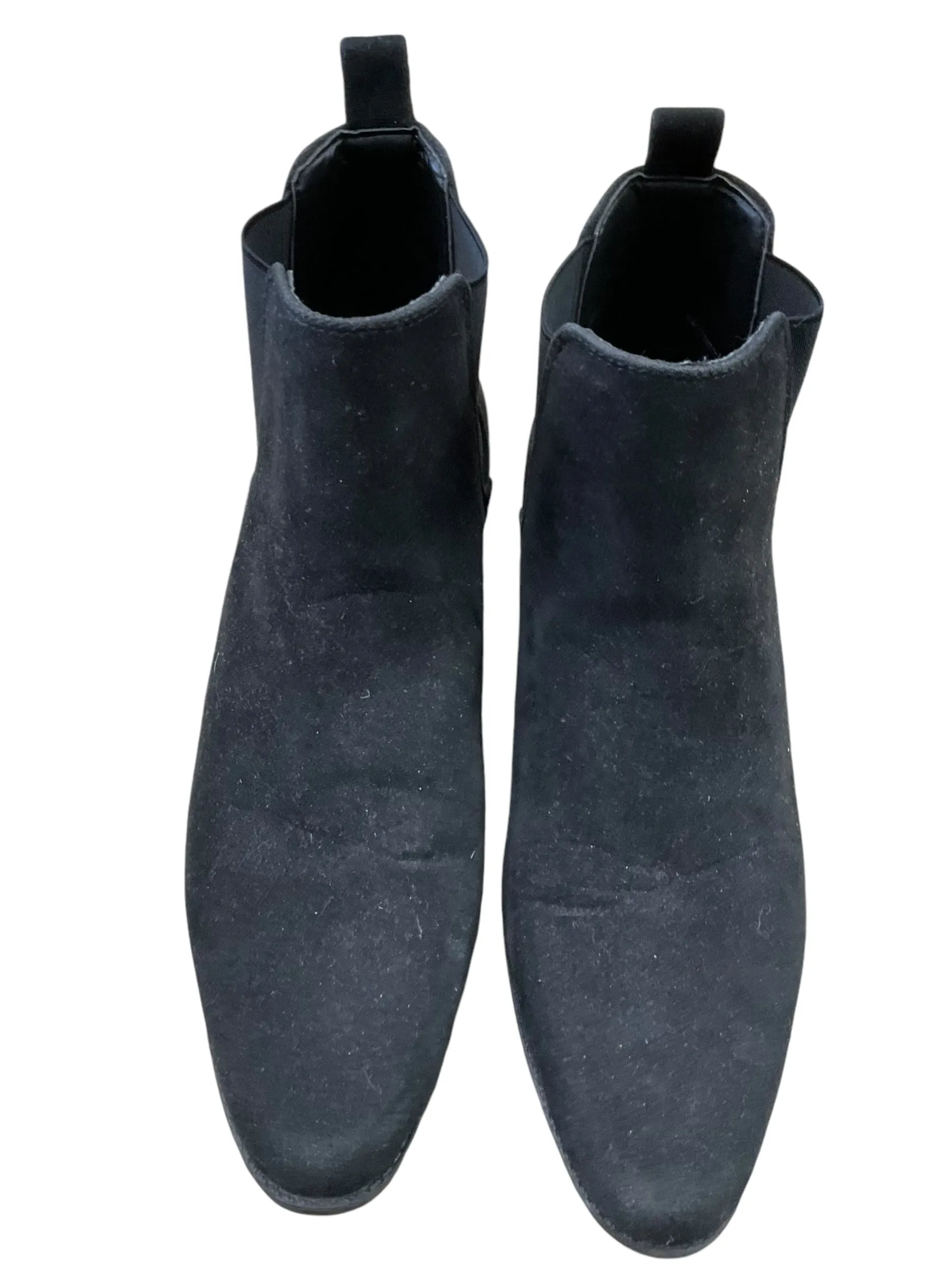 Above The Knee Boots Boots Ankle Flats By Asos In Black, Size: 9