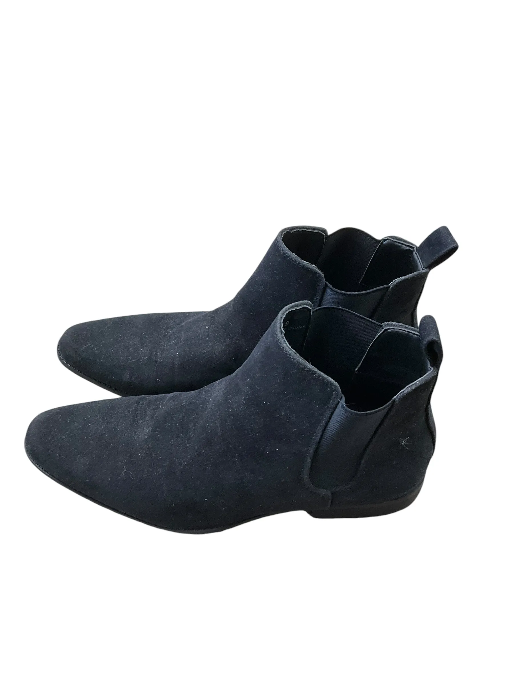 Boots Ankle Flats By Asos In Black, Size: 9 Dsw Boots