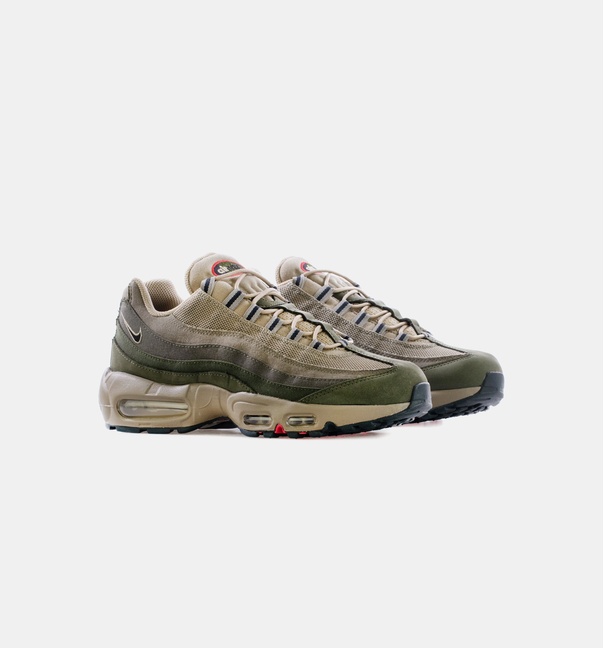 Nike Cushion Shoes Air Max 95 Matte Olive Mens Lifestyle Shoes - Olive