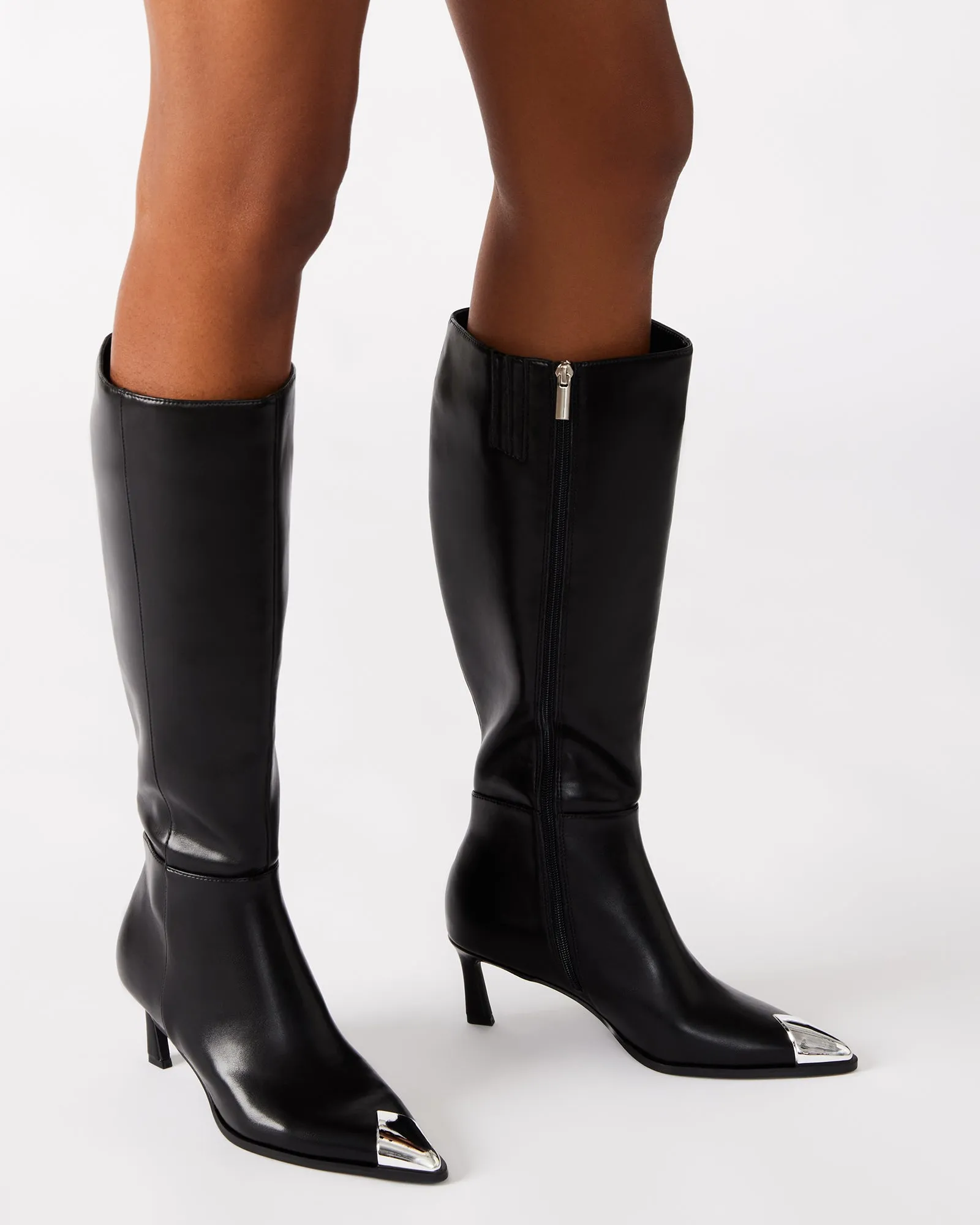 Knee High Rain Boots LUCIANA BLACK