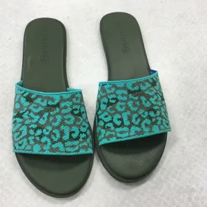 Shoes Flats By Rothys In Green, Size: 10 Shoe Laces Flat