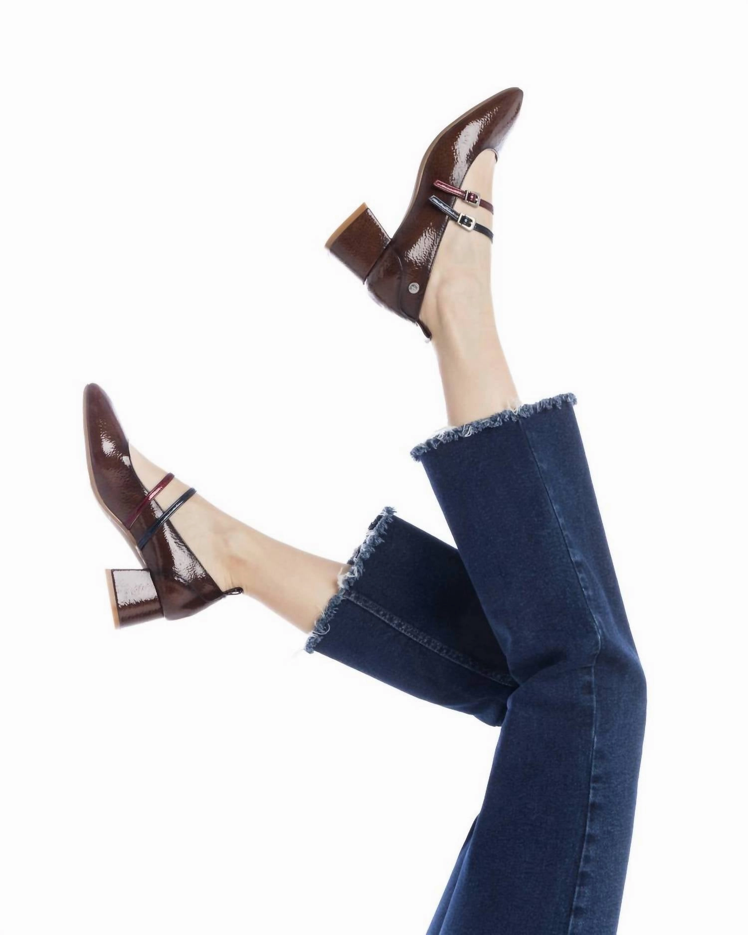 Women's 144255 Block Heel Sandals In Camel Extra Wide With Sandals