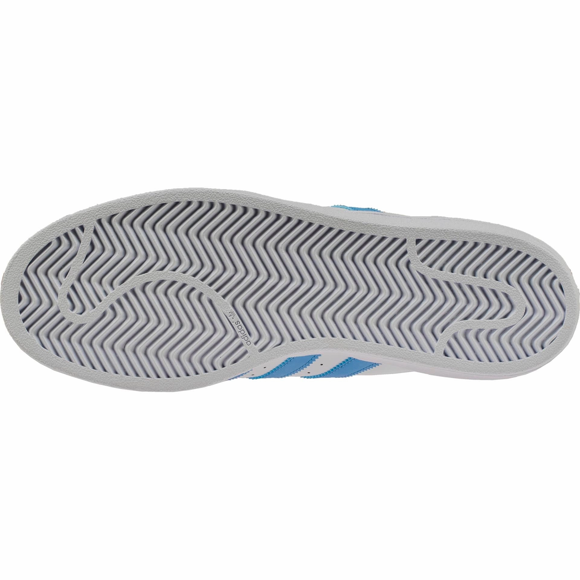 Superstar Foundation Men's - White/Light Blue/Metallic Gold Adidas Superstar Slip On Shoes