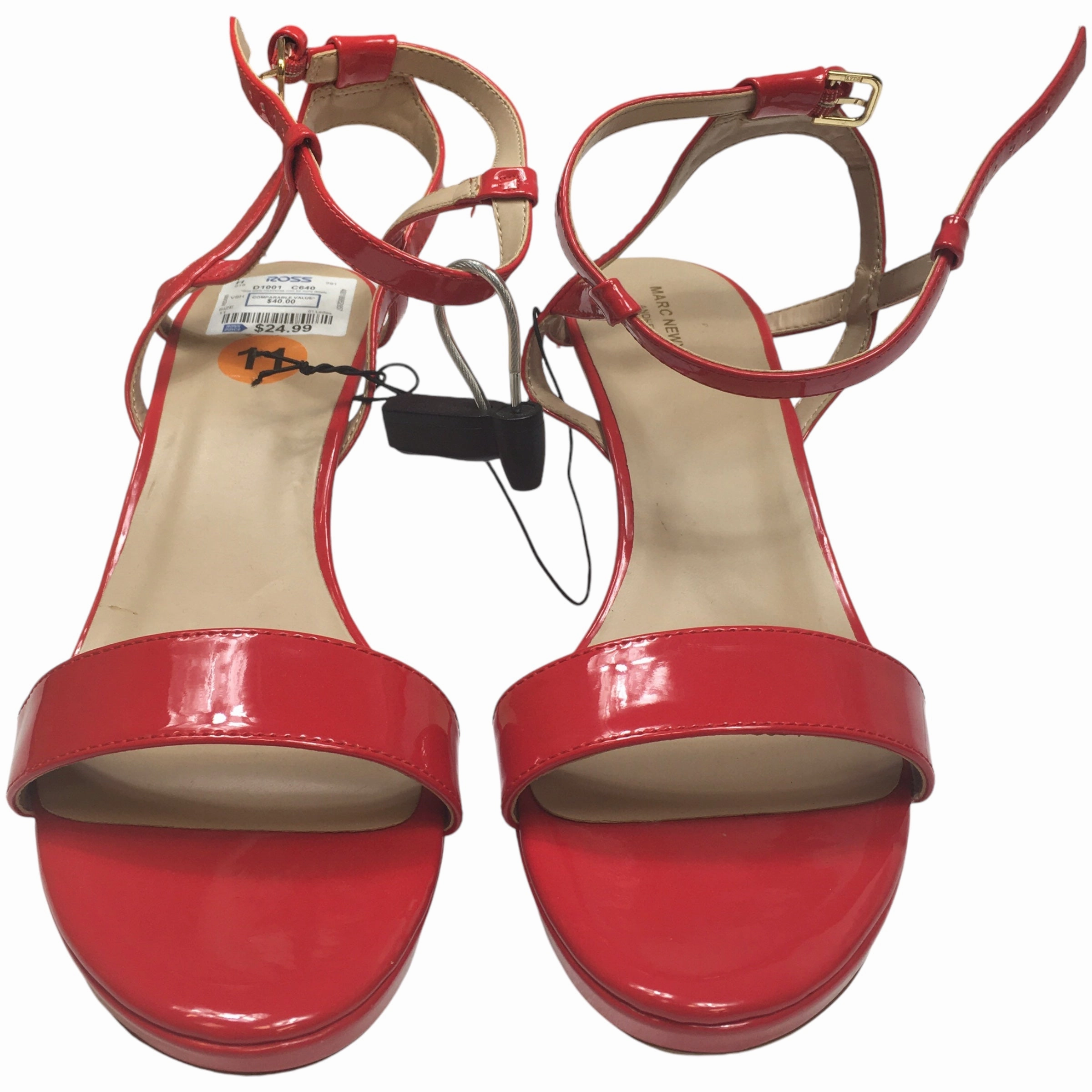 Air Trainer Sc High Casual Shoes Shoes Heels Stiletto By Marc New York In Red, Size: 11