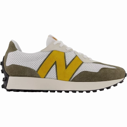 New Balance 550 Neutral New Balance Men's 327 Shoes - White / Varsity Gold