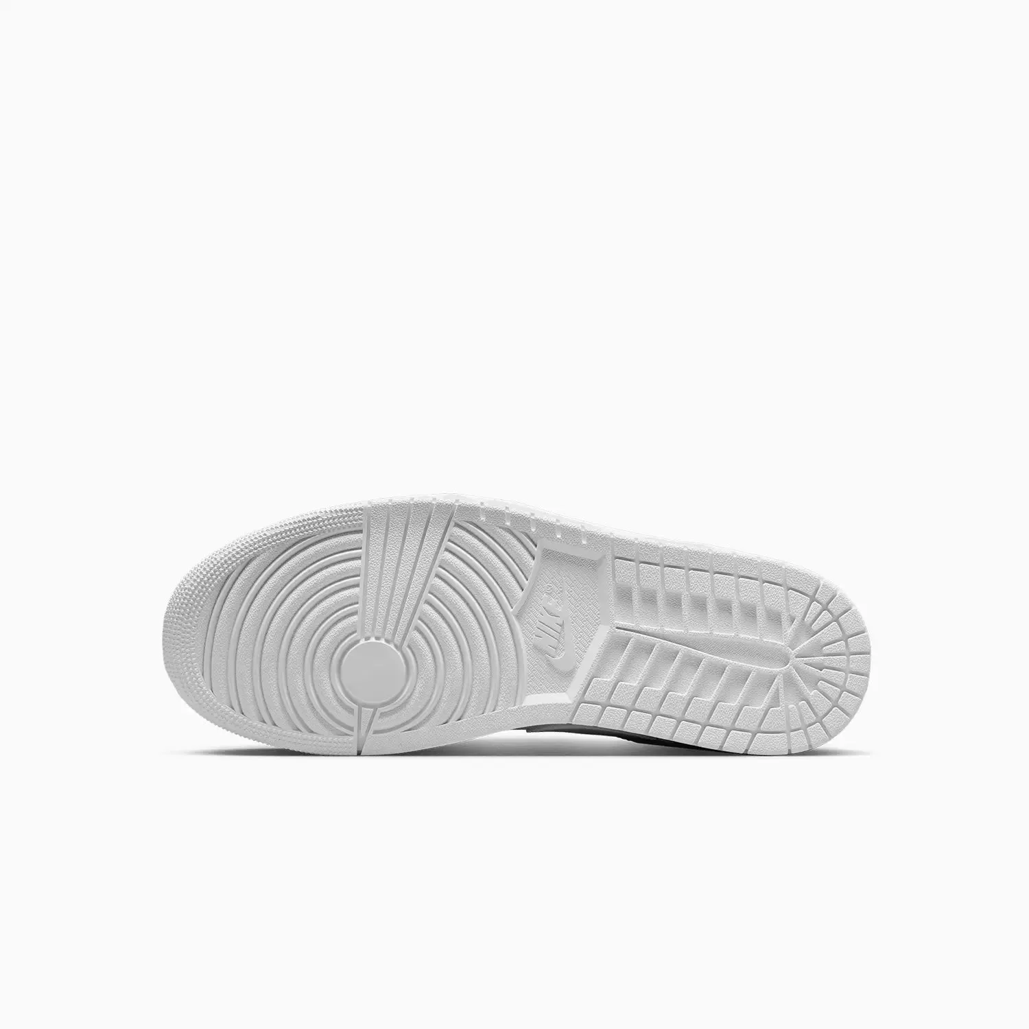 Men's Air Jordan 1 Low "Triple White" Sneakers From Italy