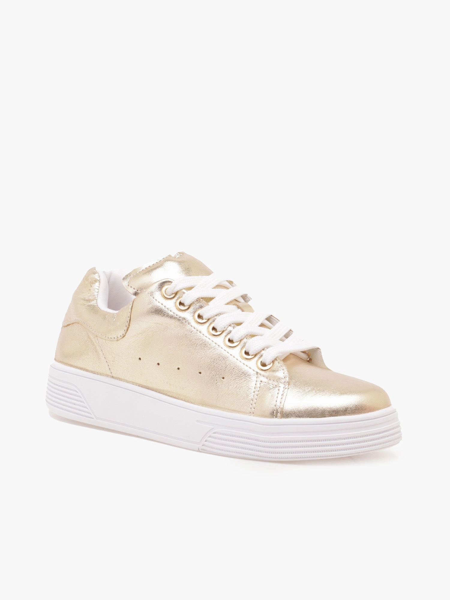 Fast 209770562 Ouro Couro Casual Shoes 2023