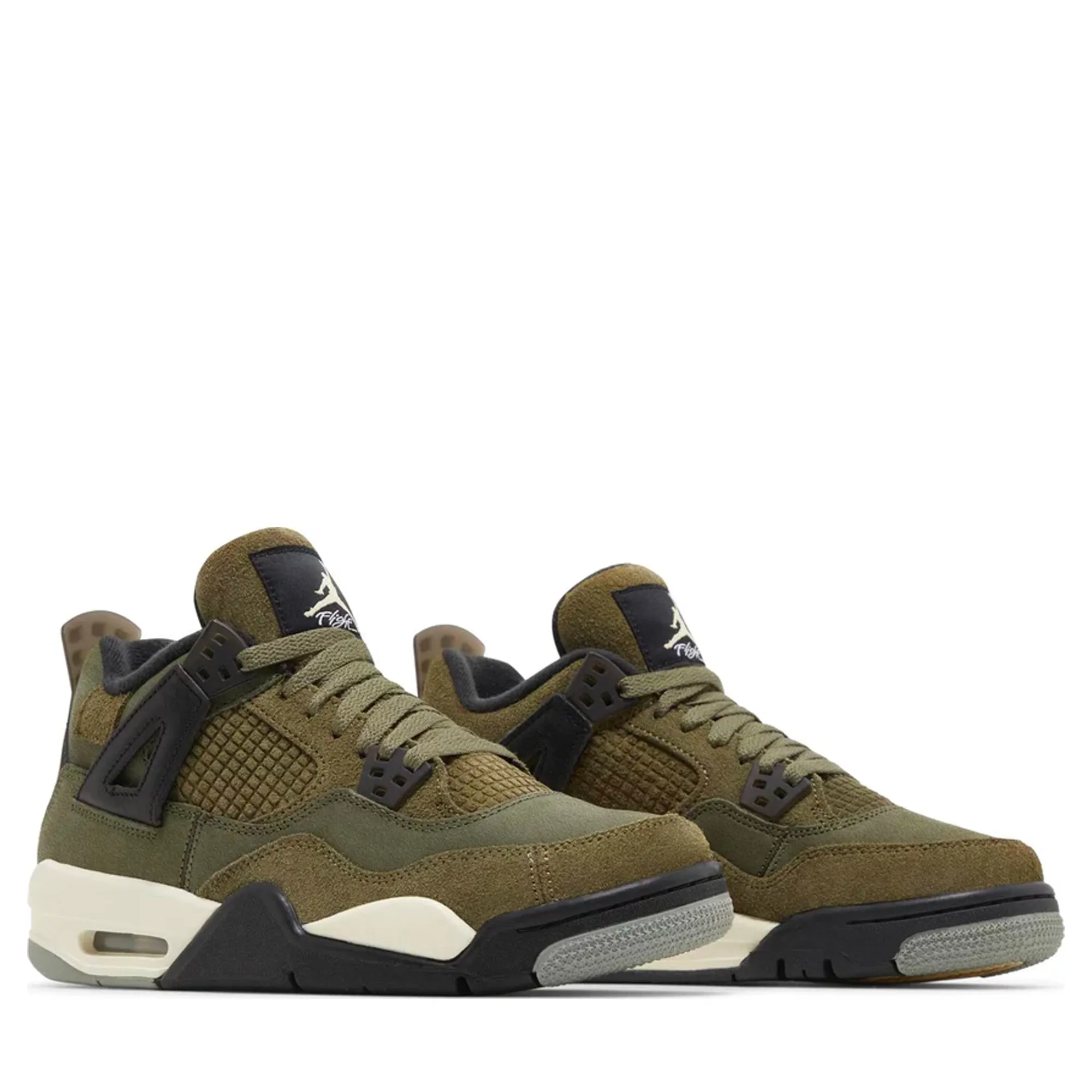 Jordan 4 Retro SE Craft Medium Olive (GS) Bull Sneakers