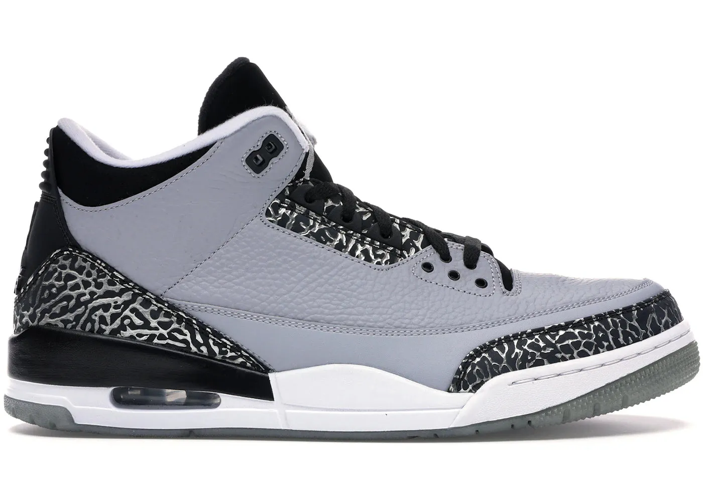 Campo Leather Sneakers Jordan 3 Retro Wolf Grey