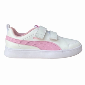 Turtle Sneakers Puma sneakers da bambina Courtflex v2 V PS 371543 11 white-pale pink