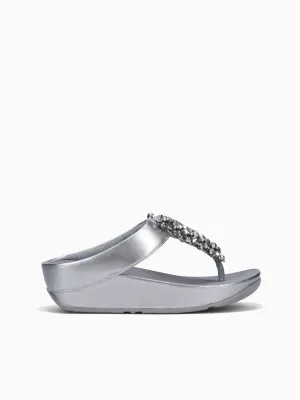 Rumba Iridescent Silver Metallic Lifestyle Casual Shoes