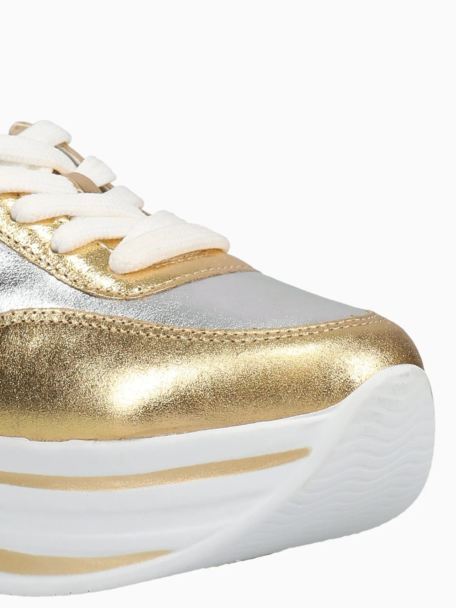 Steff 525421149 Gold Rose Silver Casual Holiday Shoes