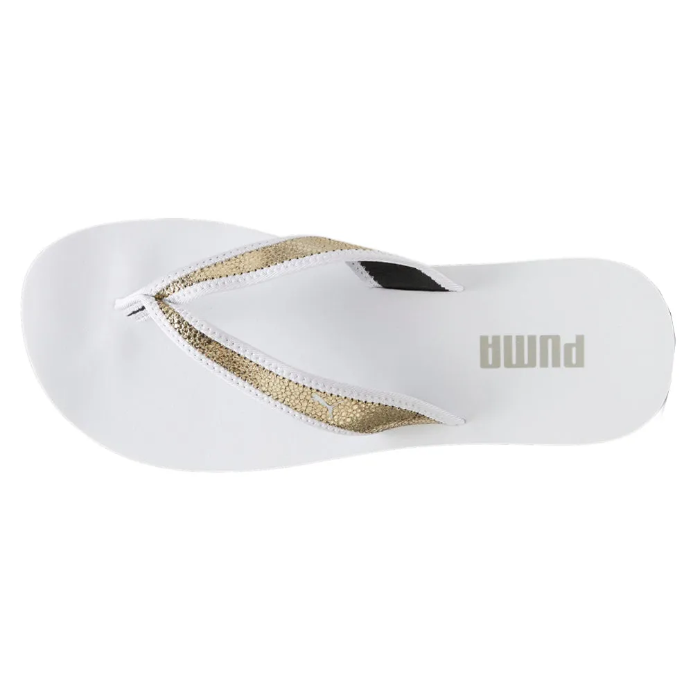 Anvil Casual Skate Shoe Sandy Metallic Shine Flip Flops