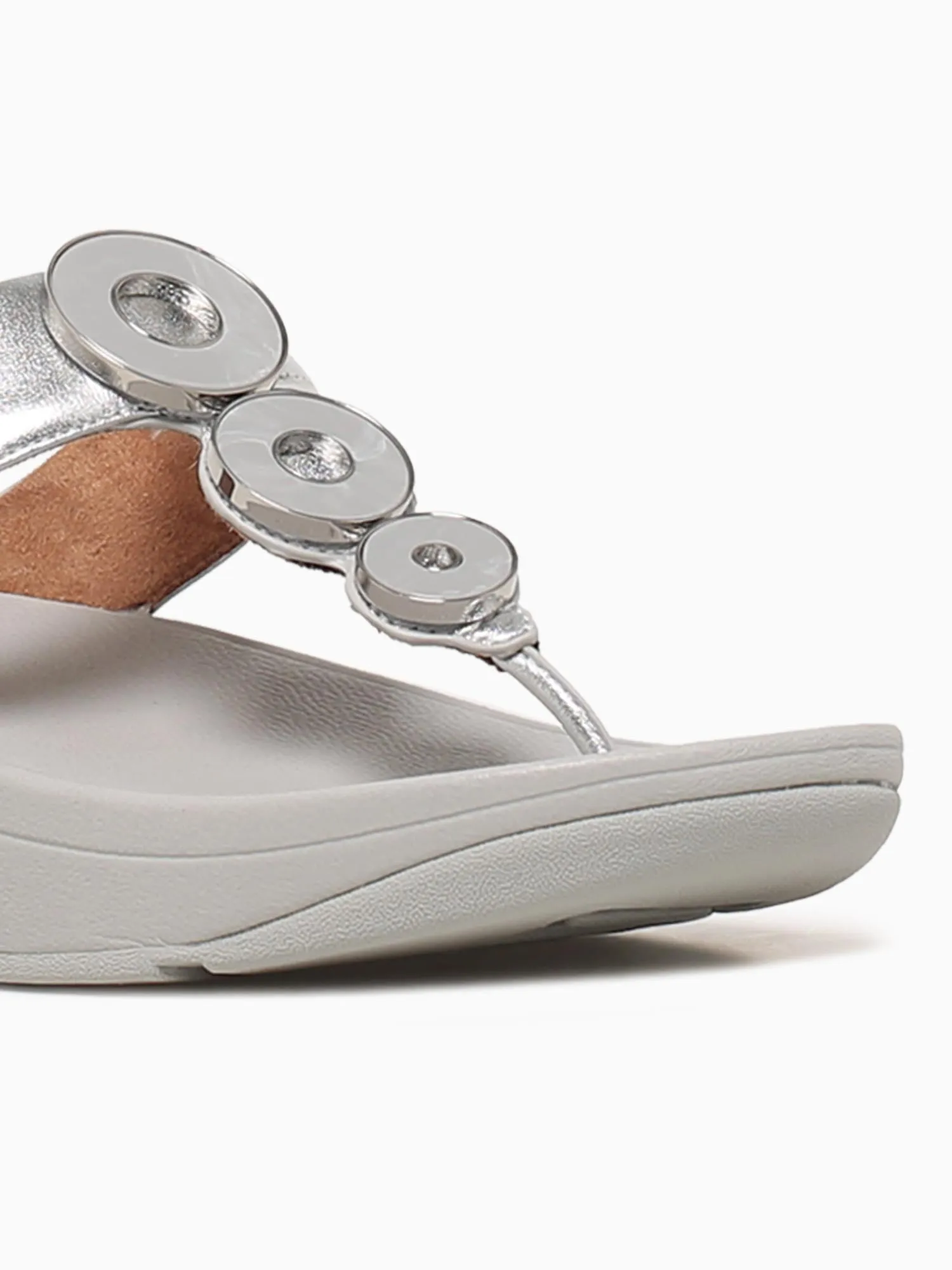 Casual Oxford Shoes With Jeans Fino Resinhoop Silver Leather