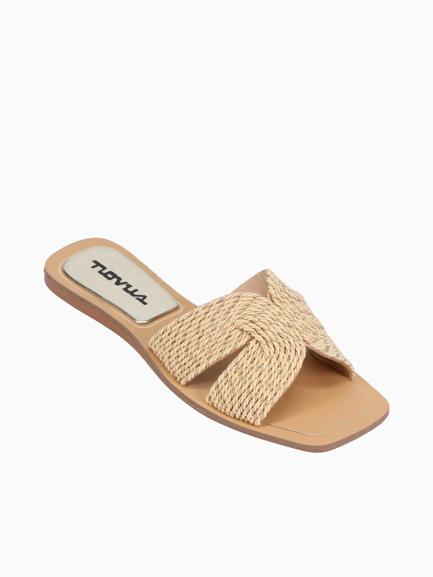 Johnston And Murphy Casual Shoes Chloe Gold Raffia