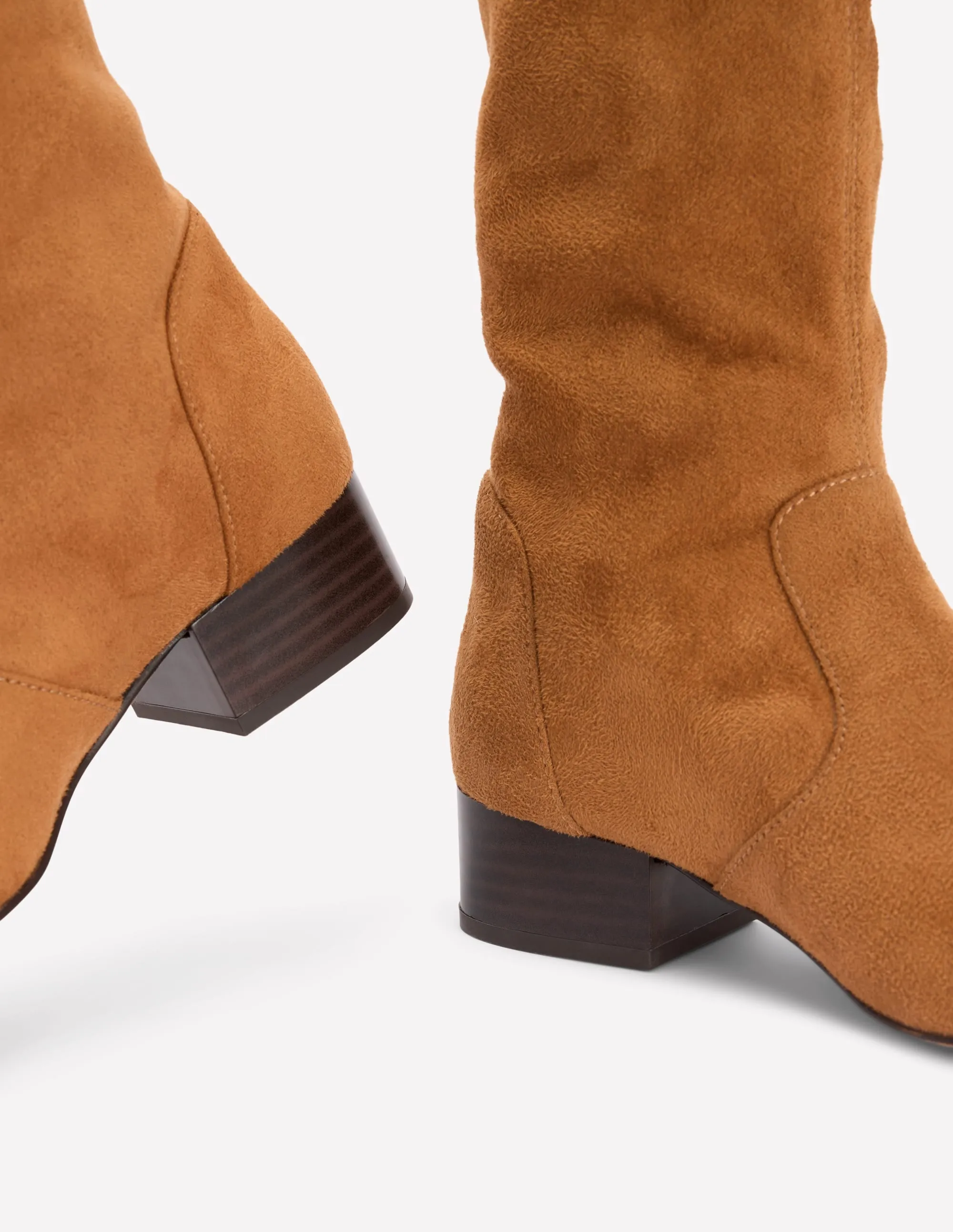 Best Snake Boots Flat Stretch Boots-Acorn