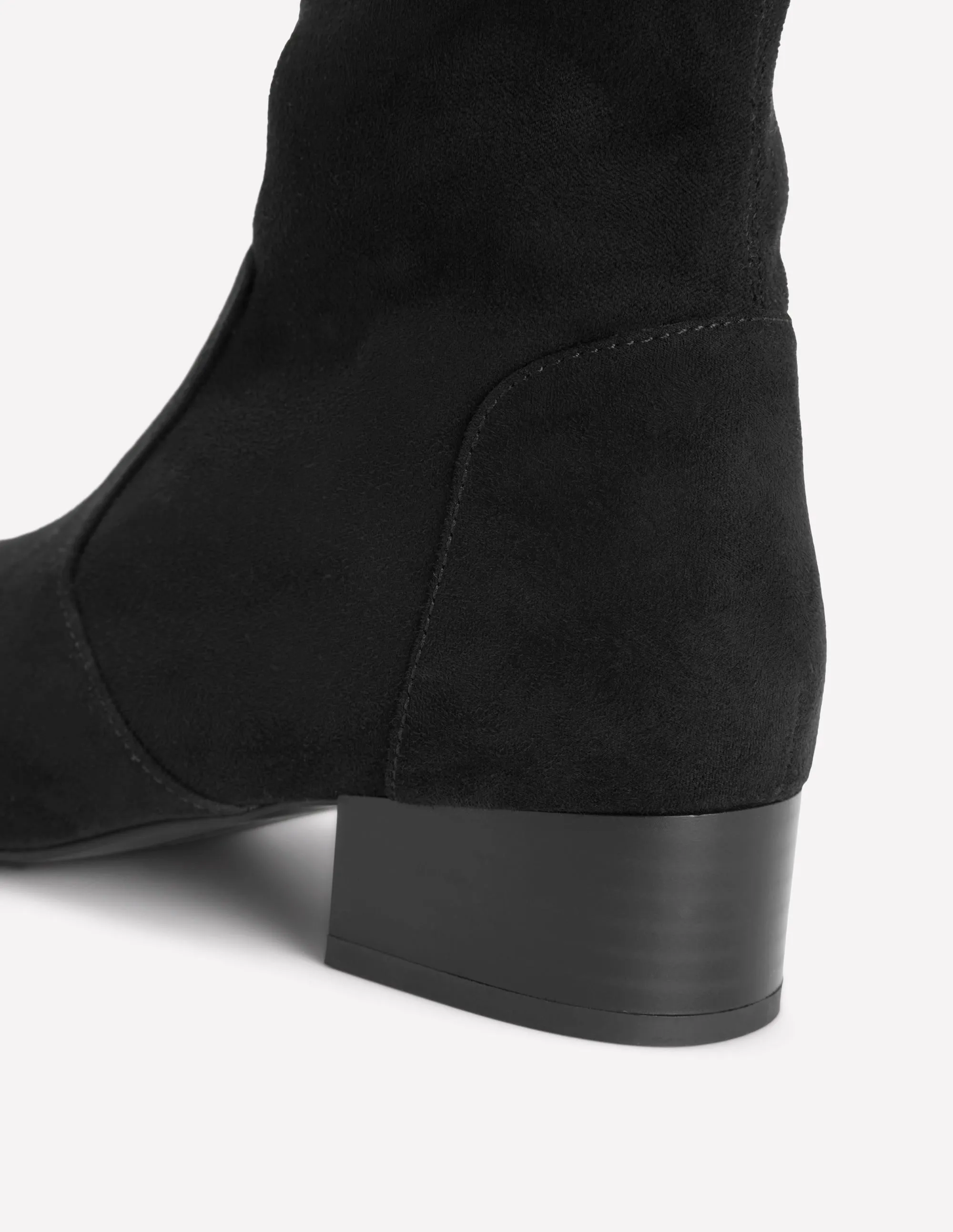 Dog Suspender Boots Flat Stretch Boots-Black