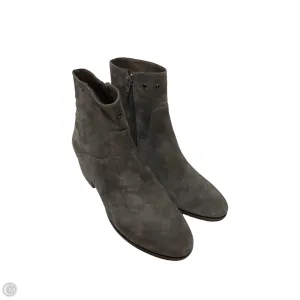 Nine Snowfall Boots Boots Ankle Flats By Vaneli In Grey, Size: 10
