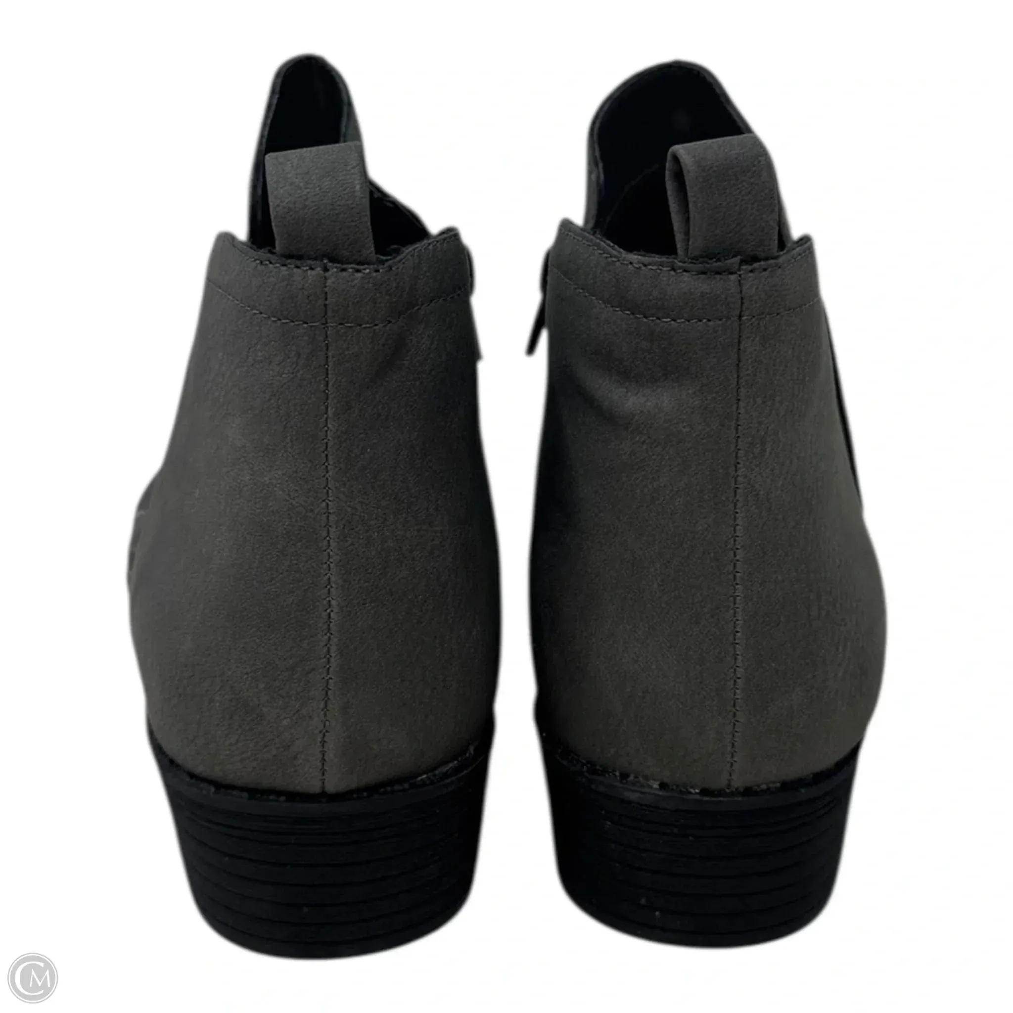 Cadee Boots Ankle Flats By Sun   Stone In Grey, Size: 10.5 Youth Muck Boots