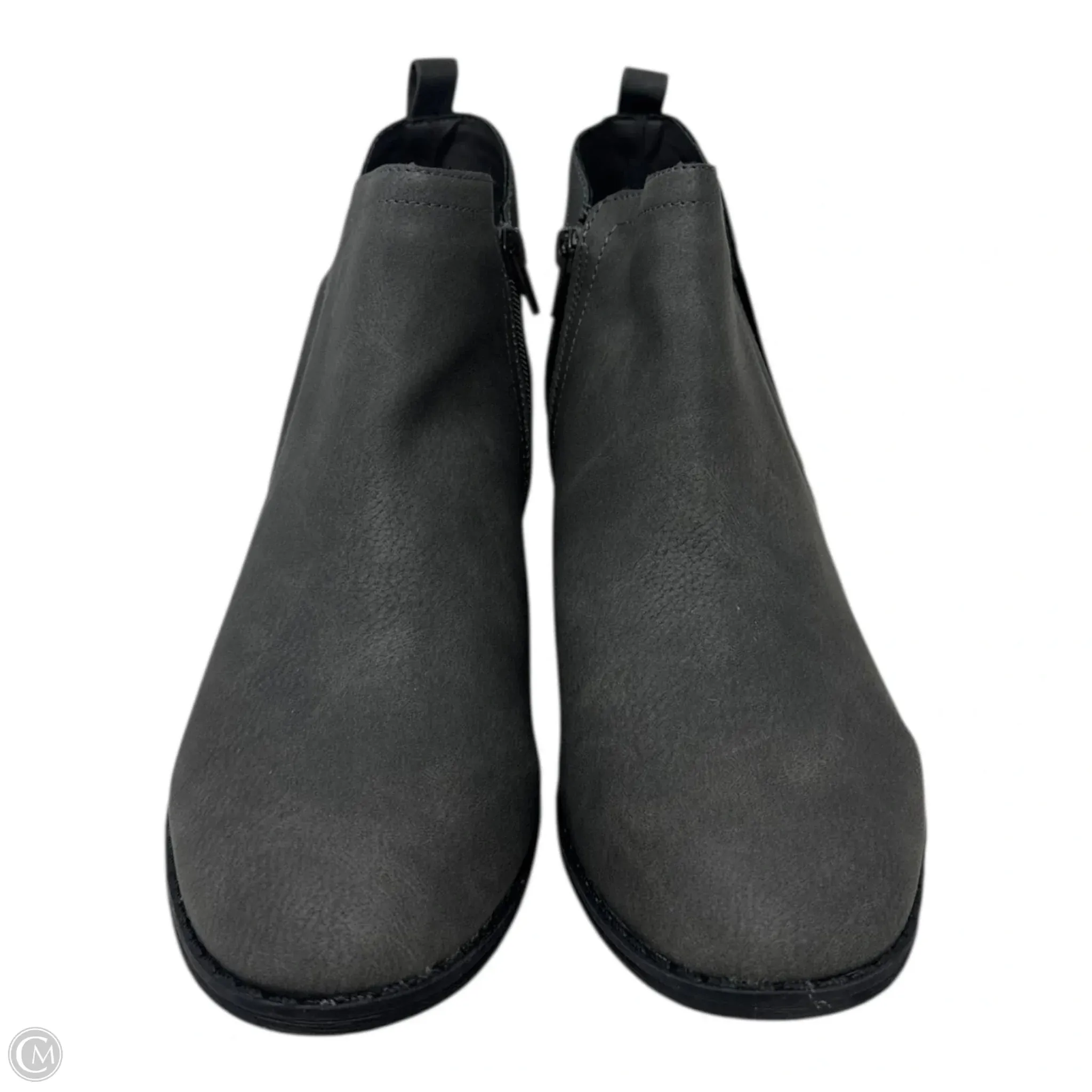 Boots Waterproof Cadee Boots Ankle Flats By Sun   Stone In Grey, Size: 10.5