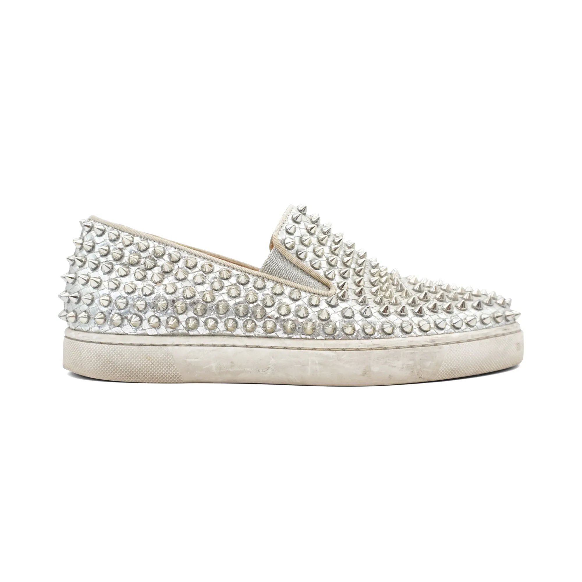 Christian Louboutin 'Spike Boat' Sneakers - Men's 40 Business Casual Open Toe Shoes