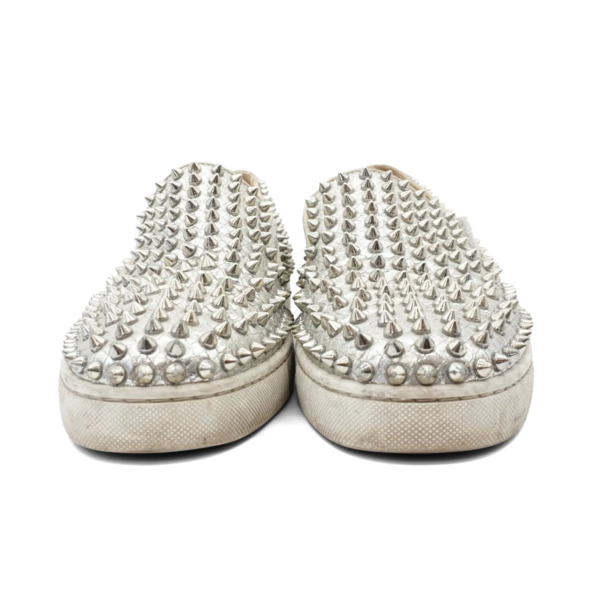 Christian Louboutin 'Spike Boat' Sneakers - Men's 40 Blazer Mid Prm Se Varsity Casual Shoes