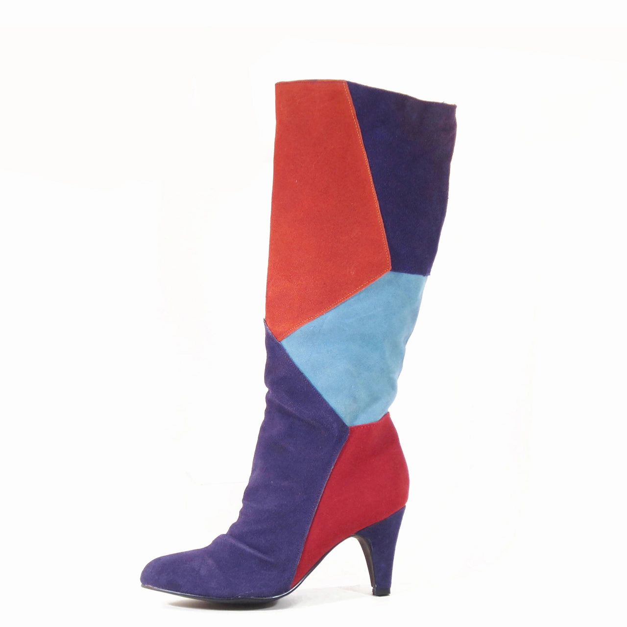 Korks Boots Samira Patchwork Tall Heeled Boots