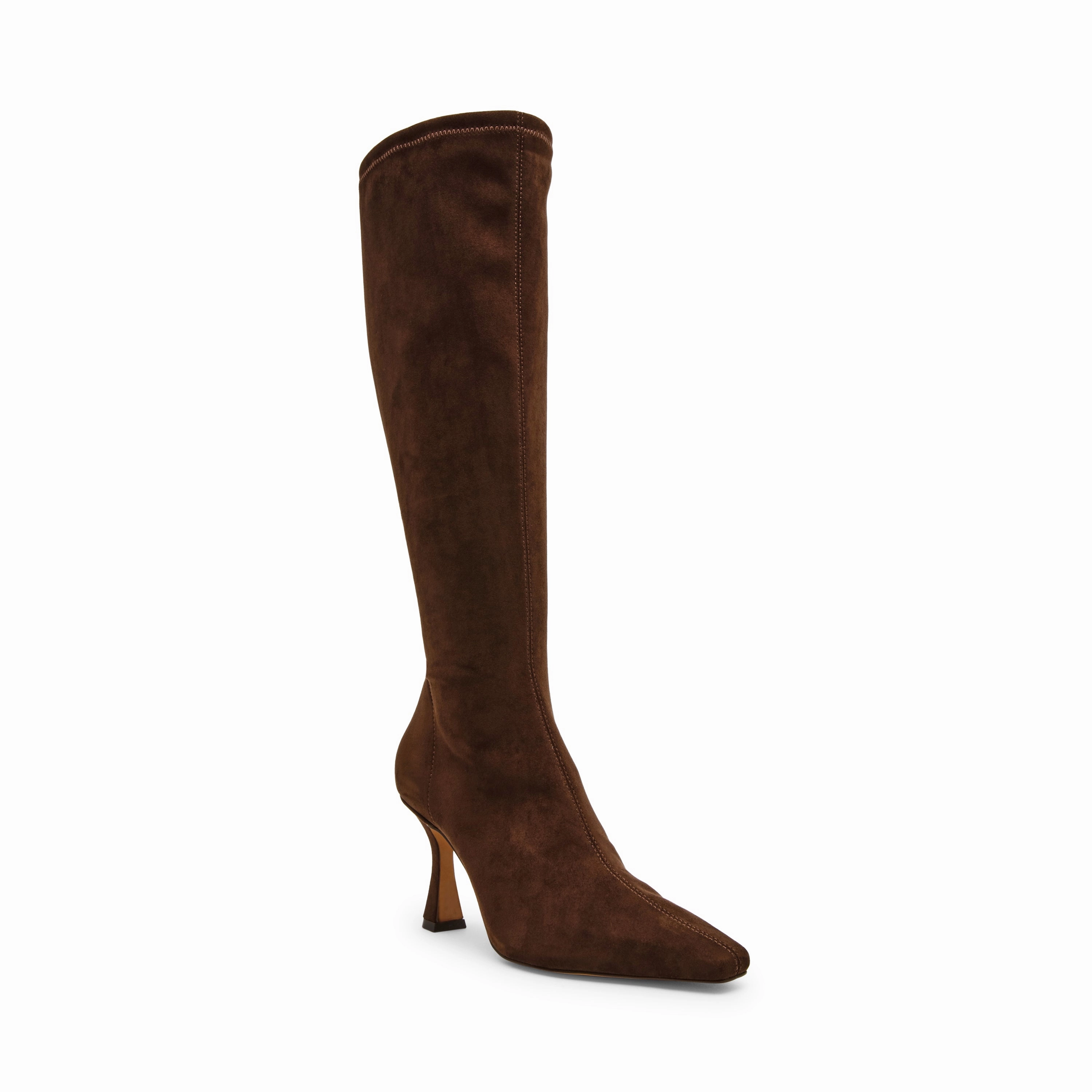 Plus Size Knee Boots Flute Boot CHOCOLATE