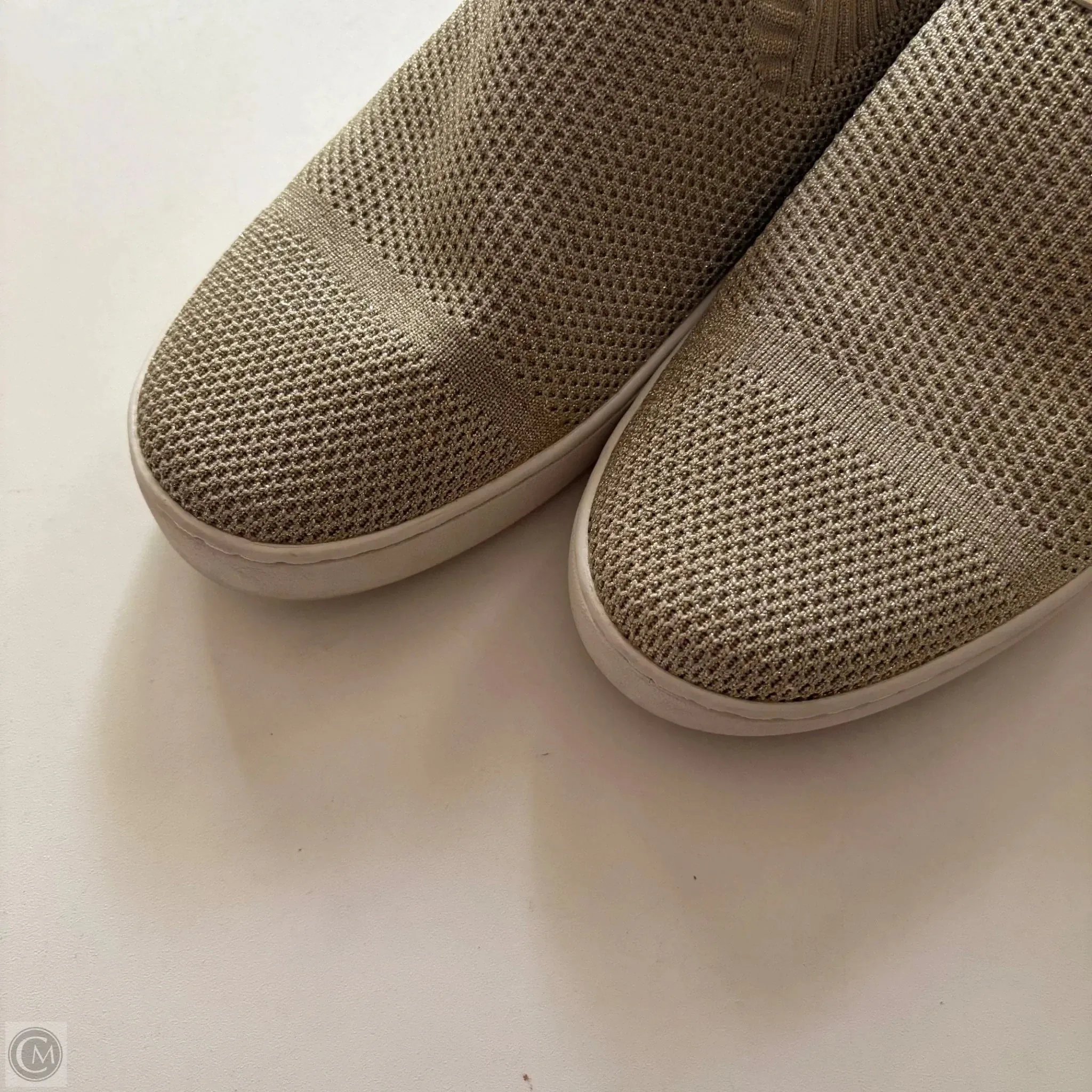 Shoes Designer By Michael Kors In Gold, Size: 9.5 Polo Shoes Casual