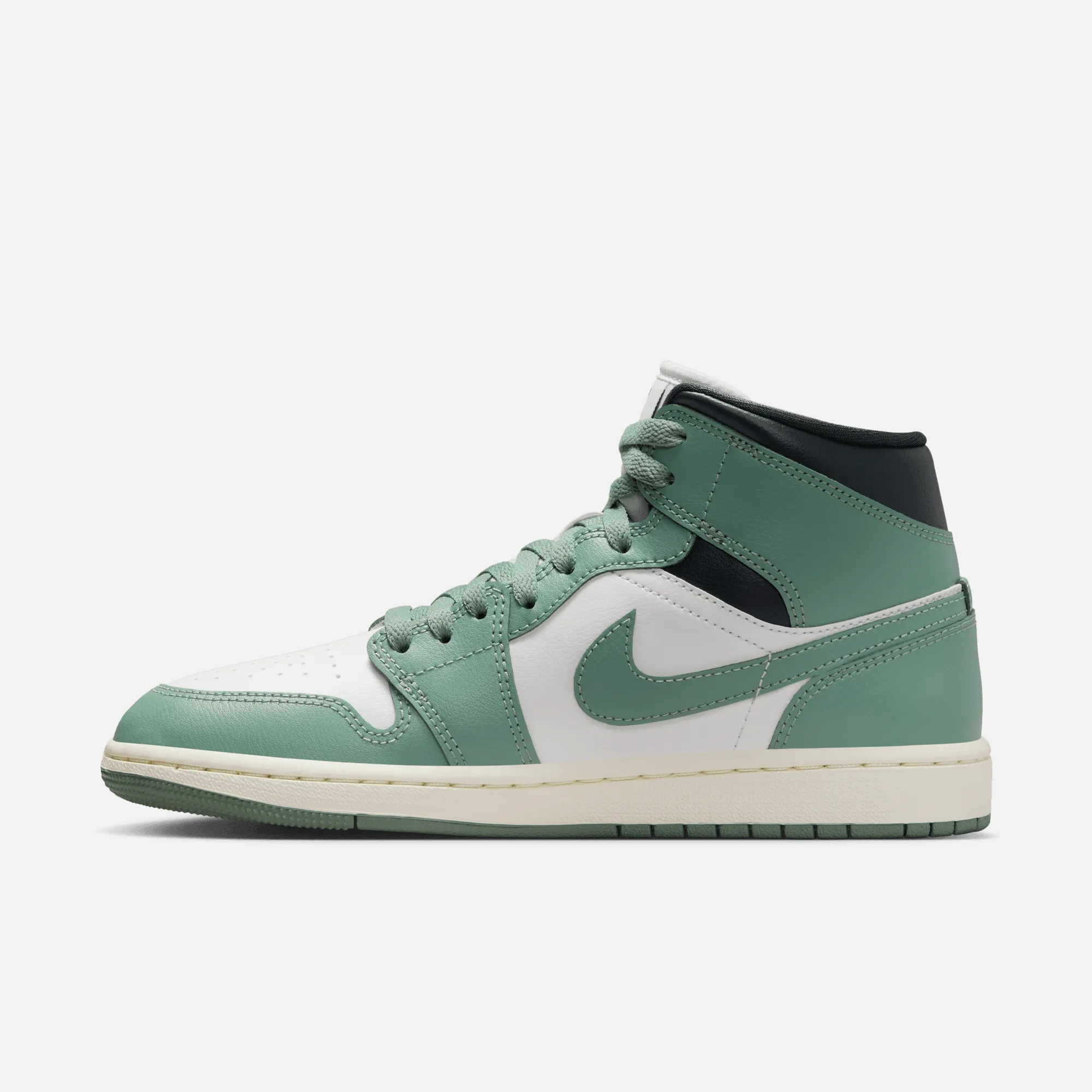 Sneakers At Ross Air Jordan Women's 1 Mid Jade Smoke