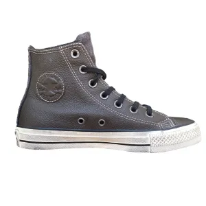 Grandprø Crossover Sneakers Converse All Star Chuck Taylor Distressed HI Unisex Pelle 158967C | Sneakers alta marrone