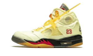 Air Jordan 5 Retro Off-White Sail Composite Sneakers For Women