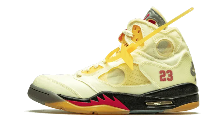 Air Jordan 5 Retro Off-White Sail Sneakers Online